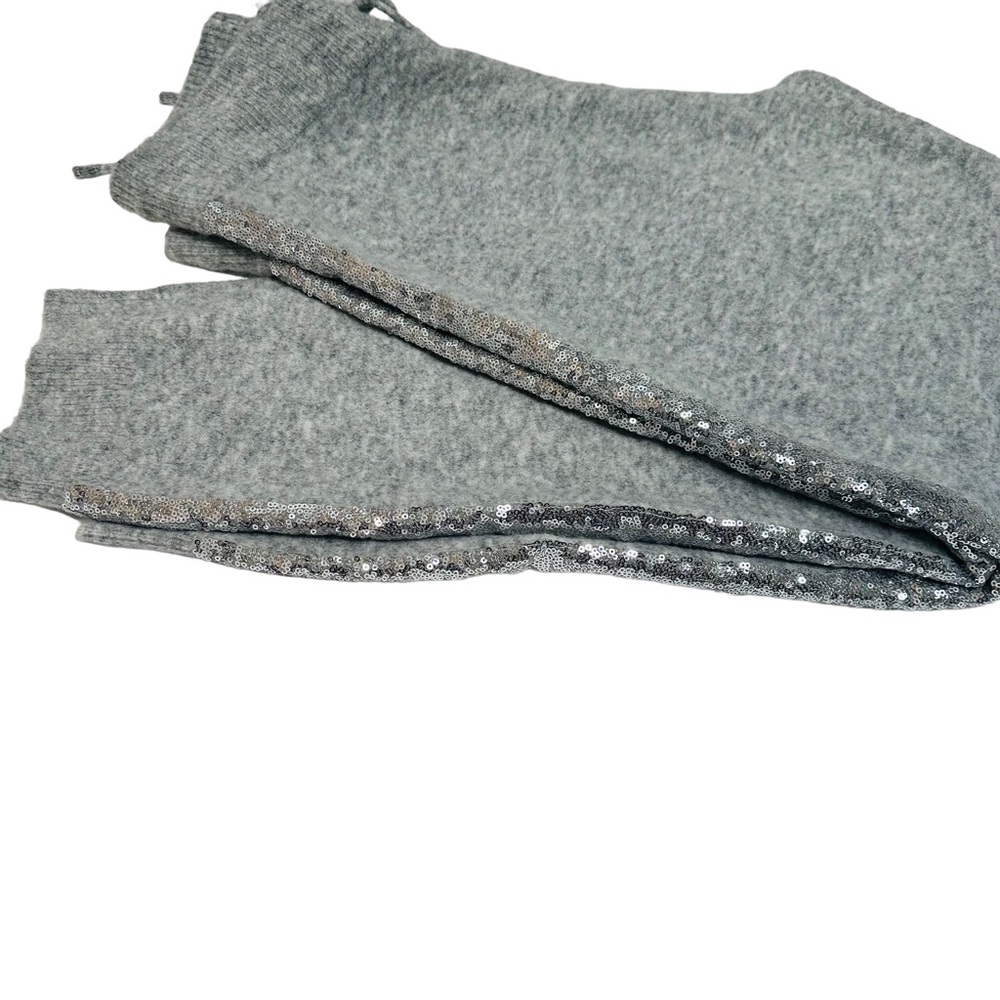 *NWT Gibson Latimer Heather Gray Pants Sequined Sides Large